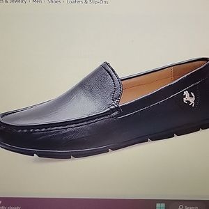 NEW Go Tour black Premium Genuine Leather casual slipon loafer driving 11 New …